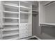 Custom-built closet offers ample storage with shelves and drawers at 2769 Peachtree Ne Rd # 10, Atlanta, GA 30305