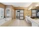 Elegant bathroom with double vanity, soaking tub, and walk-in shower at 4035 Powerscourt Pl, Suwanee, GA 30024