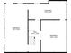 Basement floorplan layout with dimensions including rooms labeled basement and hall at 2265 Pine Point Dr, Lawrenceville, GA 30043