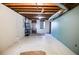 Unfinished basement area offering opportunity for customization at 2265 Pine Point Dr, Lawrenceville, GA 30043