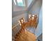 Foyer with hardwood floors and staircase at 866 Lee Byrd Rd, Loganville, GA 30052