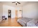 Spacious bedroom with hardwood floors, closet space, and ensuite bathroom at 1342 Orchard Park Dr, Stone Mountain, GA 30083