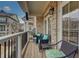 Comfortable balcony with outdoor seating and a view of the surrounding neighborhood at 2203 Fullers Aly, Kennesaw, GA 30144