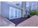 Wooden deck with railings, and French doors leading inside at 2904 Pleasant Ridge Dr, Decatur, GA 30034
