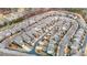 Aerial view of a neighborhood showcasing the layout with sidewalks and green spaces, promoting community living at 3831 Portland Trail Dr, Suwanee, GA 30024