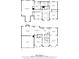 Complete two story floor plan shows layout including bedrooms, kitchen, garage, and living spaces at 473 Silverleaf Ln, Dallas, GA 30157