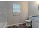 Bathroom featuring wood-look floors, tub, and granite vanity at 1137 2Nd Nw St, Atlanta, GA 30318