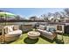 Inviting rooftop deck with a comfortable seating area and fire pit at 151 Flat Shoals Se Ave # 13, Atlanta, GA 30316