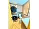 Convenient laundry room with a stackable washer and dryer at 300 Jonesboro Rd, Mcdonough, GA 30253