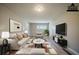 Cozy living room with modern furniture, stylish decor, and plenty of natural light at 2103 Mcafee Rd, Decatur, GA 30032