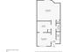 First floor plan showing living room, kitchen, dining room, bathroom, entry and foyer at 2229 Bigwood Trl, Atlanta, GA 30349