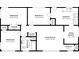 Detailed floor plan showcasing layout of bedrooms, kitchen, living room, bathrooms, and closets at 1864 Cindy Dr, Decatur, GA 30032