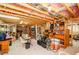 Unfinished basement with exposed wood framing, insulated walls, and plenty of potential for storage and customization at 4380 Serenity Lake Dr, Cumming, GA 30028