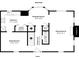 Main level floor plan features a kitchen, dining room, Gathering room with fireplace, breakfast nook, and laundry room at 3500 Quinn Ridge Dr, Snellville, GA 30039