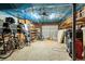 Garage with storage and space for bikes at 915 Rocky Creek Road Rd, Hampton, GA 30228