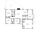 Detailed floor plan showcasing the layout of the home including the main bedroom, kitchen, and living spaces at 270 Merrydale Dr, Fayetteville, GA 30215