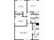 Second floor plan showing four bedrooms and two bathrooms at 265 N Fayette Ct, Fayetteville, GA 30214