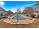 Inviting backyard pool with surrounding patio and lounge chairs at 521 James Ridge Ln, Stockbridge, GA 30281