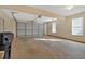 Two-car garage with overhead door and ample space at 521 James Ridge Ln, Stockbridge, GA 30281