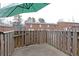 Private fenced patio area offers outdoor relaxation space at 5672 Kingsport Dr # 4, Atlanta, GA 30342