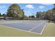 Well-maintained tennis courts with lighting and benches surrounded by trees offer a great recreational amenity at 1302 Turtlebrook Ln, Lawrenceville, GA 30043