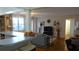 View of a modern living room with hardwood floors and updated furniture at 300 W Peachtree St # 21N, Atlanta, GA 30308