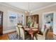 Cozy dining room with a view into kitchen at 2120 Mckinley Nw Rd, Atlanta, GA 30318