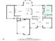 Detailed first floor plan of the house layout at 3309 Nw Past Nw Pl, Kennesaw, GA 30152