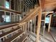 Unfinished interior with exposed stair framing showcasing the house's potential layout at 959 Grist Mill Dr, Acworth, GA 30101