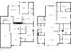 Detailed floor plan showing layout of the home including all rooms and bathrooms at 3661 W Potomac Dr, East Point, GA 30344