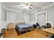 Spacious bedroom featuring hardwood floors and decorative wall trim at 946 Highland Ne Vw, Atlanta, GA 30306