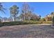 Expansive backyard featuring mature trees, lush shrubs, and a well-manicured lawn at 1070 River Valley Dr, Dacula, GA 30019