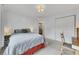 Bedroom featuring light colored walls, carpet, and natural light from a window at 5833 Westerling Pl, Powder Springs, GA 30127