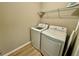 Laundry room with new washer and dryer at 91 Reynoldston Ct, Suwanee, GA 30024