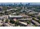 Overhead shot of a residential area with city skyline in background at 3631 Habersham Nw Rd, Atlanta, GA 30305