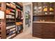 Walk-in closet featuring custom shelving and storage solutions, creating an organized space at 3631 Habersham Nw Rd, Atlanta, GA 30305