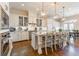 Bright kitchen featuring an island, marble countertops, and stainless steel appliances at 3631 Habersham Nw Rd, Atlanta, GA 30305