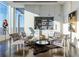 Entertainer's bar with marble backsplash, shelving and seating at 3630 Peachtree Ne Rd # 3401, Atlanta, GA 30326