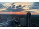 Spectacular city view at sunset with sun and scattered clouds in the sky at 3630 Peachtree Ne Rd # 3401, Atlanta, GA 30326