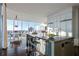 Gourmet kitchen with breakfast bar, sleek countertops and skyline view at 3630 Peachtree Ne Rd # 3401, Atlanta, GA 30326
