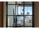Interior view through divided glass doors showcases city skyline at 3630 Peachtree Ne Rd # 3401, Atlanta, GA 30326