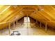 Picture of the attic featuring exposed rafters, track lighting, and unfinished flooring at 1104 Fox Ln, Woodstock, GA 30188