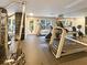 Community gym featuring modern cardio equipment, weights, and a mirrored wall for exercise at 2865 Lenox Ne Rd # 410, Atlanta, GA 30324