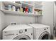 Convenient laundry room with modern, front-load washer and dryer units at 2865 Lenox Ne Rd # 410, Atlanta, GA 30324