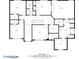 Upstairs floor plan displaying bedroom, bathroom, closet dimensions for overall dimensions and layout at 3259 Battlement Cir, Loganville, GA 30052