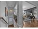 Inviting living room featuring hardwood floors, a fireplace, and abundant natural light at 2090 Callaway Nw Ct, Atlanta, GA 30318