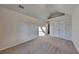 This bedroom features neutral carpeting, vaulted ceilings, double closets and plenty of natural light at 2822 Ward Lake Way, Ellenwood, GA 30294