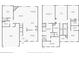 Detailed first and second floor floorplan of home layout, room dimensions, and features at 238 Gallant Fox Way, Acworth, GA 30102