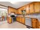 Kitchen featuring wooden cabinets and stainless steel appliances at 1031 Steeple Run, Lawrenceville, GA 30043