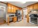 Spacious kitchen featuring a stainless steel refrigerator at 1031 Steeple Run, Lawrenceville, GA 30043